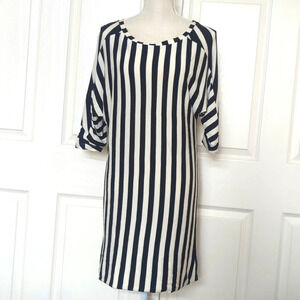 Diesel Black and White Stripe Dress